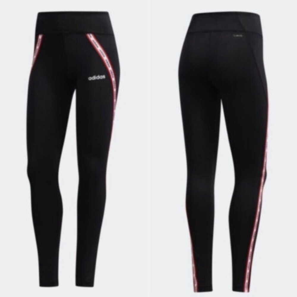 Adidas x Farm Rio Women's Brilliant Black Climalite Leggings, Size XSmall